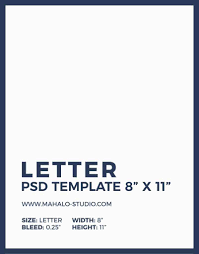 Dimensions of letter format in inches: Free Psd Blank Letter Size Flyer Template 8 5 X 11 Mahalo Studio Marbella