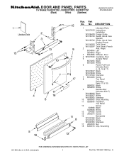 You can also browse the most common parts for kitchenaid dishwasher model kdte334gps0. Model Kude03ftss1 Kitchenaid Kude03ftss Fully Integrated Dishwasher