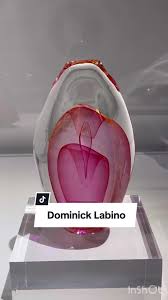 Dominick Labino (American, 1910–1987). Emergence, Emergence series, 1978  Blown and hot-sculpted glass, and gold oxide. #exploreMN #theCATmuseum  #StudioGlass #DominickLabino #GlassArt #STEAM