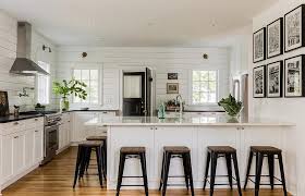 black and white cottage kitchens