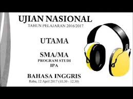 Soal Listening Bahasa Inggris Un Sma 2017 Dan Jawabannya Youtube