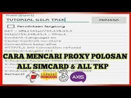 Seperti yang sudah saya katakan diatas, bahwa tujuan utama mencari serta melihat ip sakti three yaitu agar anda dapat menikmati internet gratis dengan koneksi tercepat. Cara Mencari Proxy Polosan All Simcard Youtube