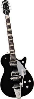 Gretsch Guitars G6128t Dsv Duo Jet With Fixed Arm Bigsby Black Via Musician S Friend Gretsch Guitar Guitar Collection