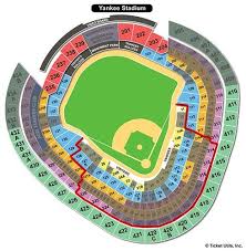New York Yankees Yankee Stadium Seating Chart New York