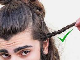 Try an inverted french braid also known as a dutch braid, the difference between this and a regular ol' french is in how you weave. The Advanced Guide To How To Braid Short Hair Guys Lewigs