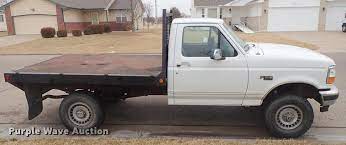 1996 Ford F150 Flatbed Pickup Truck Item Df8721 2-27-2019 Ford F150 1996 Ford F150 Fuel Truck