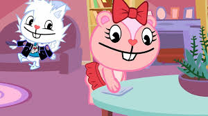 Snowers X Giggles A Normal Day By Nemaohtf On Deviantart In 2020 Happy Tree Friends Giggle Cute Pink