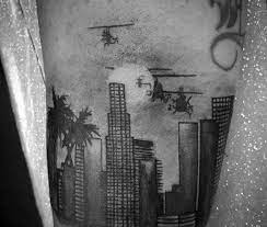Willkommen in einem der ältesten tattoo studios in bremen. 70 City Skyline Tattoo Designs For Men Downtown Ink Ideas Skyline Tattoo Tattoo Designs Men City Tattoo