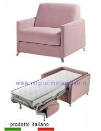La poltrona pouf letto chiusa ha dimensioni l96xp84xh74 cm. Poltrona Letto Materasso Alto 17 Cm