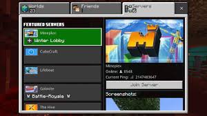 Mineplex has a ton of awesome features to improve your experience playing on the server alone or with your friends! I Just Wanted To Play On A Server But I Guess The Ping Said No Mcpe