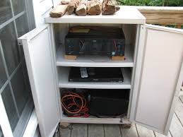 Outdoor Audio Cabinet Outdoor Storage Cabinet Stereo Cabinet Audio Cabinet