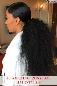 Ponytails Will Always Be In Fashion Even If You Have Short Medium Long Straight Curly Thic Hair Ponytail Styles Black Ponytail Hairstyles Ponytail Styles