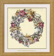 A wide variety of counted cross stitch patterns options are available to you, such as subjects, material, and use. Crossstitch Warehouse Teacup Wreath