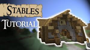 Medieval building pack (19 buildings) minecraft map. Minecraft Tutorial Medieval Horse Stables Youtube