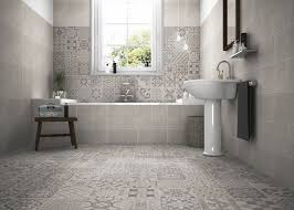 Skyros Delft Grey Wall And Floor Tile Patchwork Tiles Bathroom Wall And Floor Tiles Rustic Bathroom Shelves