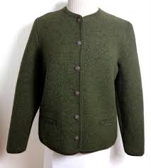 Geiger Trachtenjanker Walkjanker Gr 44 42 Grun