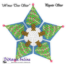 Beaded apple photo by photo. Free Tutorial Christmas Tree 3d Peyote Star Download Link Per E Mail Dimarca Online