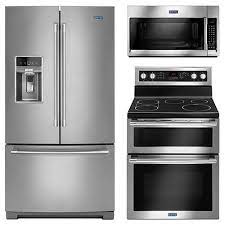 Only 7 left in stock order soon. Maytag 3 Piece Fingerprint Resistant Stainless Steel Kitchen Suite At Menards