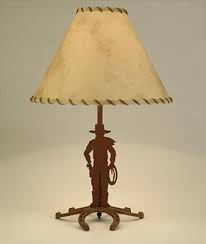 Horseshoe Cowboy Table Lamp Table Lamp Lamp Ranch House Decor