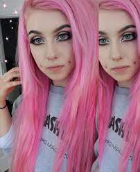 It offers limitless styling possibilities where you can curl and straighten it with heat just like your own hair. Doll Pinkhair Alternative Manicpanic Emo Scene Schoolgirl Kawaii Pixelart Pi Emo Hairstyles For Guys Scene Hair Long Hair Styles