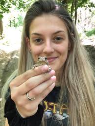 Childhood photos of reptile enthusiasts with reptiles and amphibians