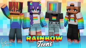You need to own the minecraft game that the minecraft marketplace is. Rainbow Teens Hd Skin Pack In Minecraft Marketplace Minecraft