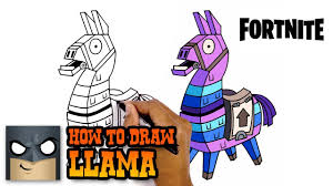 Tons of awesome fortnite lama wallpapers to download for free. How To Draw Fortnite Llama Step By Step Youtube