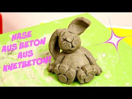 Diy Betonhase Selber Machen Mit Knetbeton Youtube Mural Art Teddy Teddy Bear
