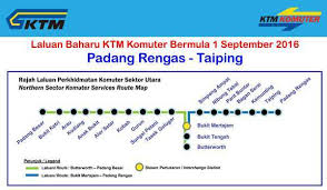 Tanjung malim, son zamanlarda , şehrin büyüdüğü, kalbindeki ktm komuter demiryolu ile bölünen eski şehir ve ka15 tanjung malim istasyonu, ktm ets ve komuter hizmetleri sağlayan tanjong malim kasabasına hizmet vermektedir. Jadual Perjalanan Dan Tambang Ktm Komuter Sektor Utara Padang Rengas Bukit Mertajam Padang Besar Pak Din