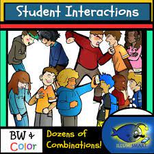 Student skills illustrations & vectors. Student Interactions Clip Art Bw Color 30 Characters 120 Pieces Mix And Match To Create Scenarios Social Skills Lessons Clip Art Teacher Teaching Students
