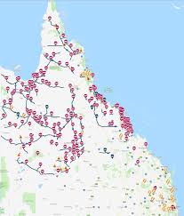 Gregory terrace, costins street and exhibition street, full road closure . Two Thirds Of State Of Queensland Currently In Lock Down Flooding Affecting An Area Twice The Size Of The Uk Record Number Of Road Closures R Australia