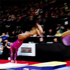 Shortly after her vault, biles was seen leaving the ground with a staff usa coach and a member of the medical employees, sparking fears that she had sustained a critical harm. Simone Biles Gif Find On Gifer