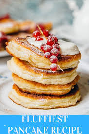 These Pancakes Are Fluffy And Pillowy Soft Kefir Recipes Sweet Recipes Desserts Recipes