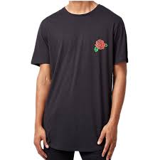 Camiseta De Longline De Tamanho Grande Com Rosas Para Homem Long T Shirt T Shirt Usat Shirt Aliexpress