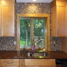 12 tile backsplash options for the kitchen + inspiration ideas and tips for choosing the perfect kitchen tile backsplash. Pebble Tile Wall Coverings Pebble Tile Shop