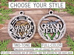 National Park Ornaments, Add the Year, Hikers Gift, Family Camping  Memories, Vacation Keepsake, 63 National Parks, Grand Canyon, Car Charm