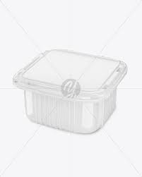 Download Glossy Plastic Container Mockup In Tray Platter Mockups On Yellow Images Object Mockups PSD Mockup Templates