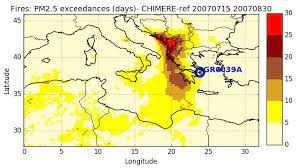 Valori minime și maxime pe ultimele 3 luni. Acp Impact Of Wildfires On Particulate Matter In The Euro Mediterranean In 2007 Sensitivity To Some Parameterizations Of Emissions In Air Quality Models