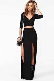Freshen up your closet for less. Long Black Dress With Slits On Both Sides Off 60 Medpharmres Com