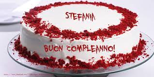 Torta Buon Compleanno Stefania Cartoline Di Compleanno Con Nome Stefania Cartolineconnomi Com