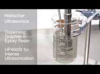 Mix Epoxy Resin with Graphite Filler using Ultrasonic Homogenizer UP400St  (400 Watts)
