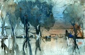 Heinz Buchele Aquarell Leinwand Aquarellbilder Wasserfarben Kunst