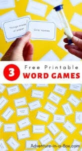 Learn whether brain training lives up to all the hype. Printable Word Games Adventure In A Box