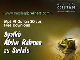 Mp3 Quran 30 Juz Syeikh Abdur Rahman As Sudais Youtube