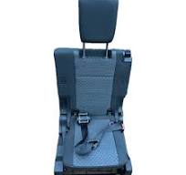Rear Single Van Seat + ISO Fix - FOLDS FLAT TO 30 cm + FULLY REMOVABLE +  Seat Belt