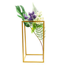 Diy flower stand cascade wedding centerpiece for wedding table decorations. Plant Flower Stand Wedding Flower Stand Geometric Column Flower Plant Stand Geometric Design Wrought Iron Frame Flower Pot Plant Stand Wedding Centerpiece Event Road Lead Flower Rack Ideal Deck Buy Online In Antigua