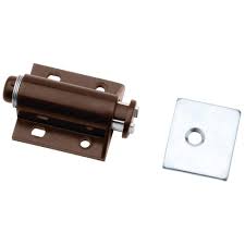 Rounded corner faceplate latches are quite popular. Doors Door Hardware Building Hardware Push Open Latch Rebound Self Locking Door Touch Catch Lock Brown 2pcs