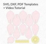 Magnolia Paper Flower Template - OGCrafts