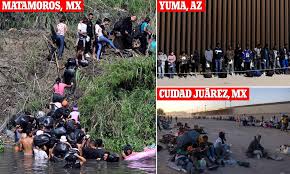 Title 42 expires in HOURS: Migrants keep heading to the border in Texas,  Arizona and California | Daily Mail Online