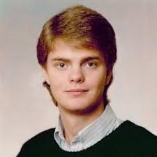 Rainn Wilson's high school senior portrait (aka "Dwight Schrute")